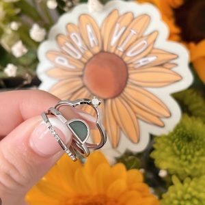 PuraVida Stackable 3 Piece Ring Set